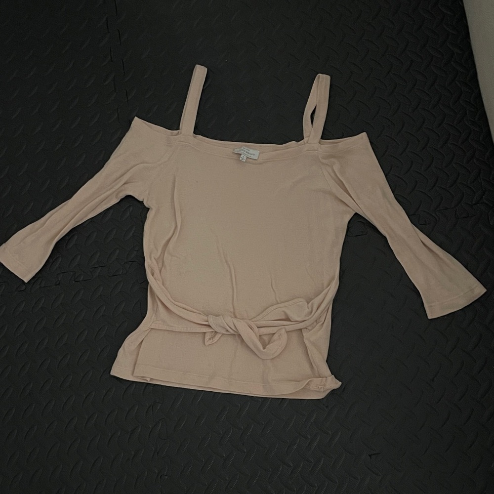 Lucky Brand Blush Off-Shoulder Blouse